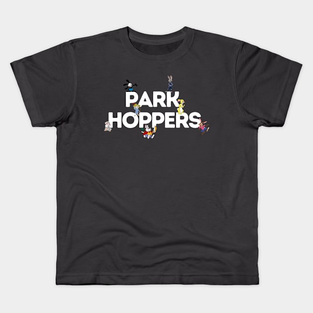 Park Hoppers 2 Kids T-Shirt by Travel Pages